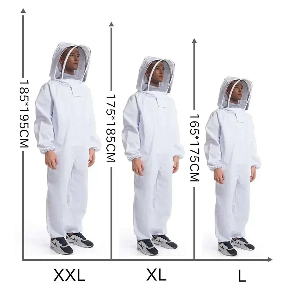 Combinaison d'apiculture en différentes tailles