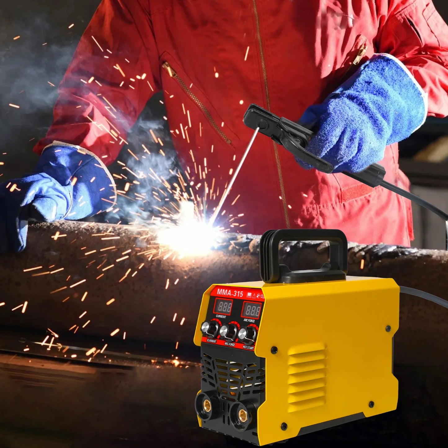 Soudeuse MMA-315 Portable Onduleur IGBT 20-315 A Réglable