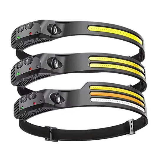 COB LED | Lampe frontale à capteur LED rechargeable