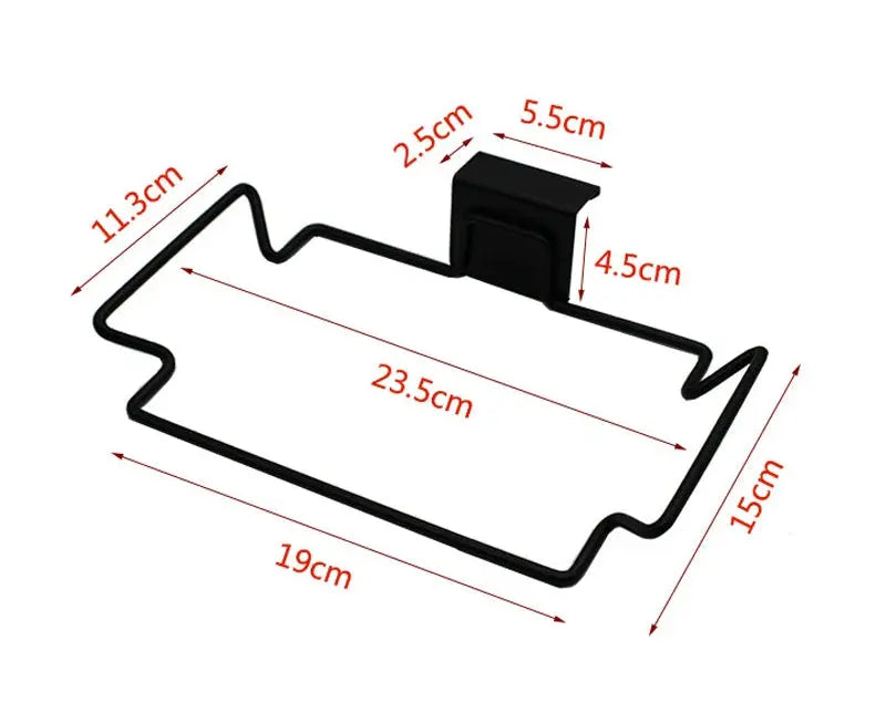 DoorHook Support Sac Polyvalent Noir