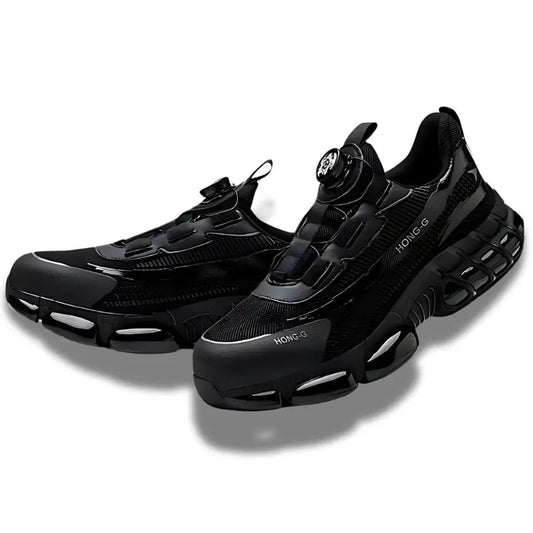 HONG-G - Baskets de sécurité basket de sécurité noir Basket de sécurité pour homme et femme Baskets de sécurité S1p