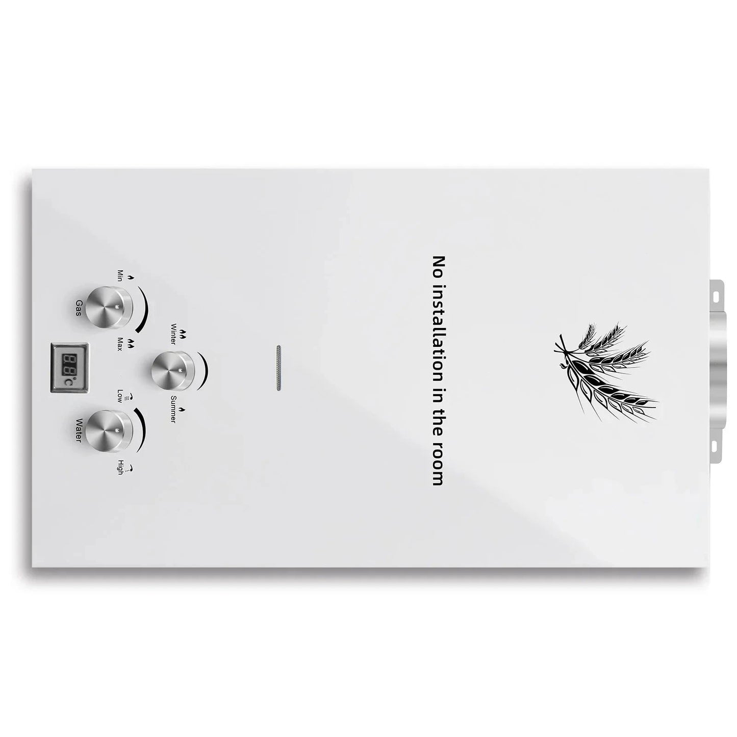 Vevor Chauffe Eau Gaz GPL Inox Instantané Évacuation Forcée 6 18 L