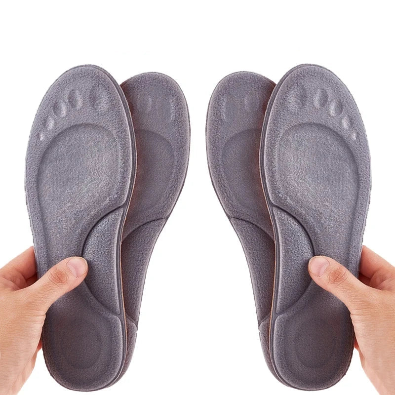 Semelles Orthopédiques 4D WarmFlex 2 paires - Grises