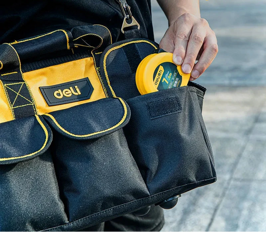 Deli Sac À Outils Oxford Étanche Grande Capacité Poches Multiples 13 À 18 Pouces