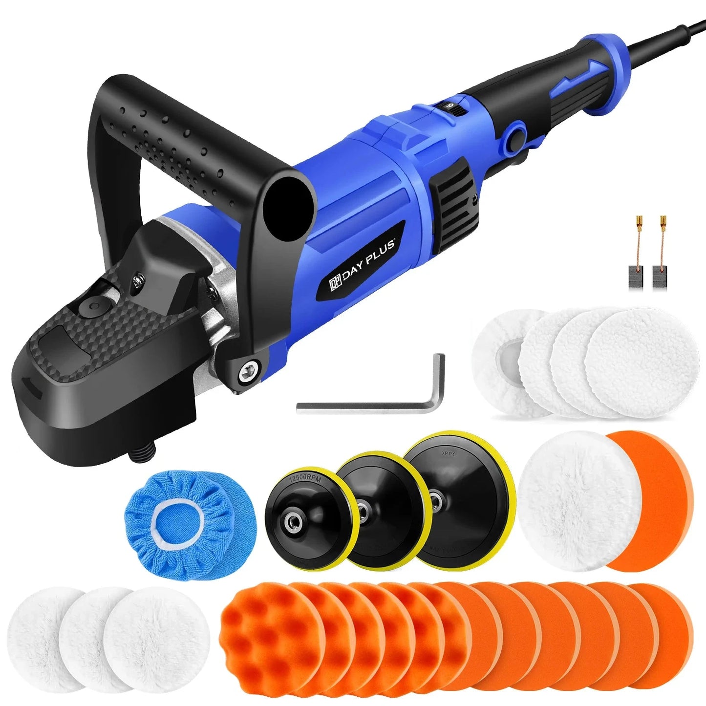 Polisseuse Auto 6000W Finition Pro Rapide 6 Vitesses 150 180 mm France