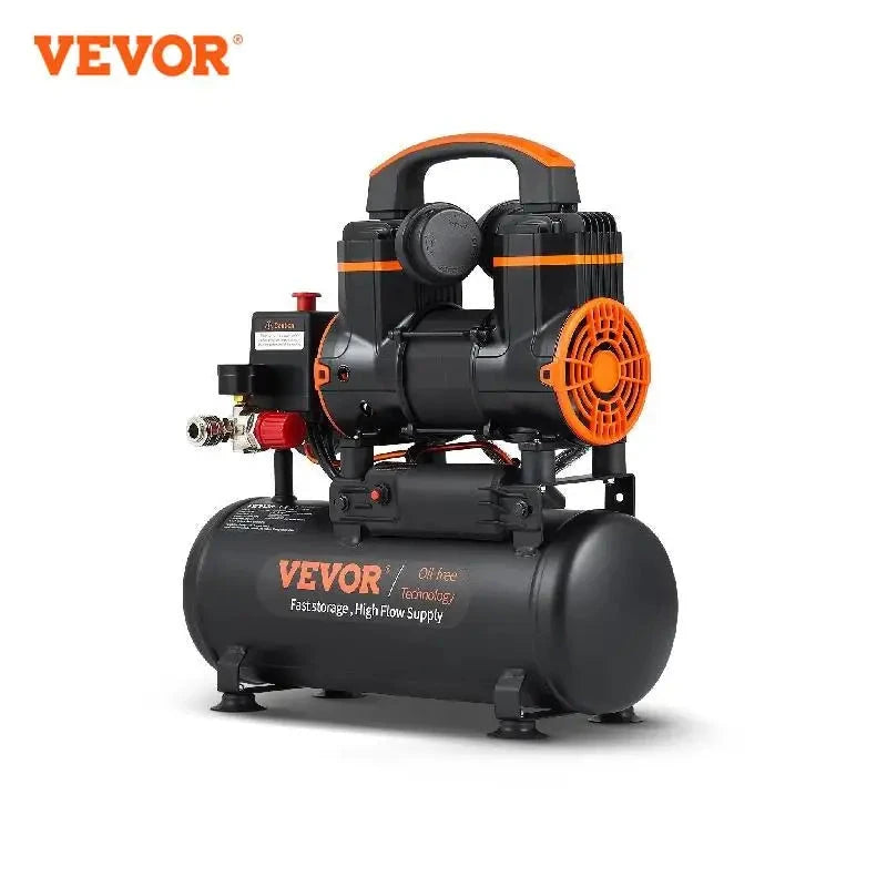 VEVOR Compresseur D’Air Silencieux Sans Huile, 8 À 35 L, Outils Pneumatiques