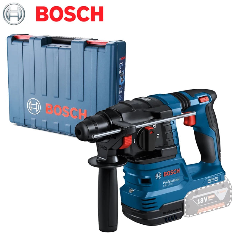Bosch GBH 185-LI Marteau Perforateur Sans Fil 18V Brushless pour Burinage et Perçage - Manuzen