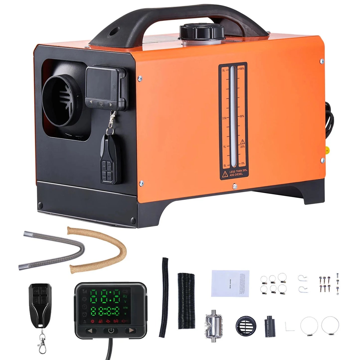 VEVOR Chauffage Air Diesel 8 kW, Chaleur Rapide, 12-24 V Camion RV France