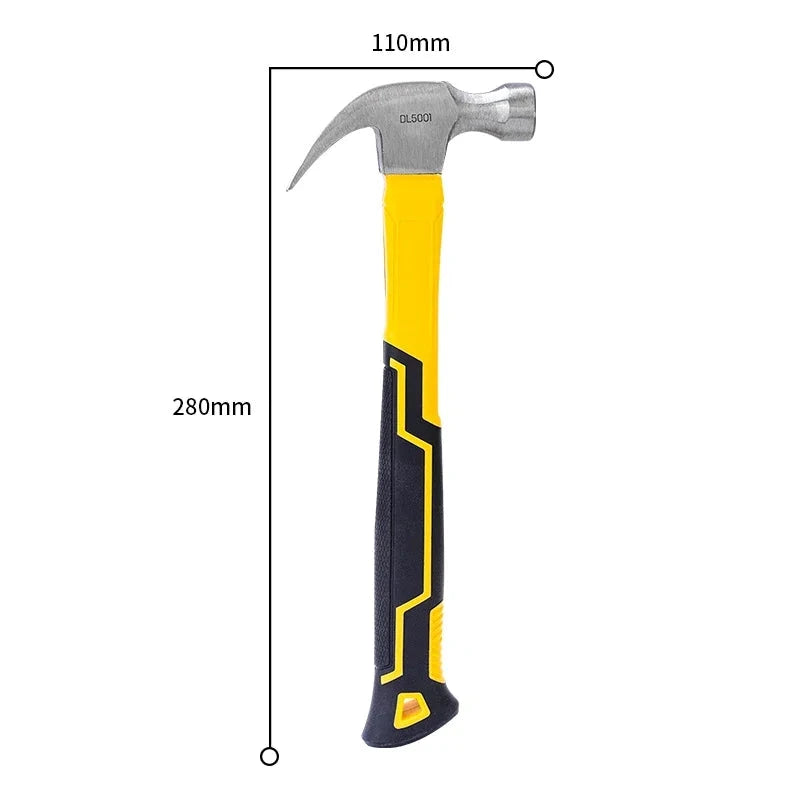 Deli Marteau À Griffes Pro Puissance Et Précision Arrache Clous 16 Et 24 Oz 0.25kg 8oz