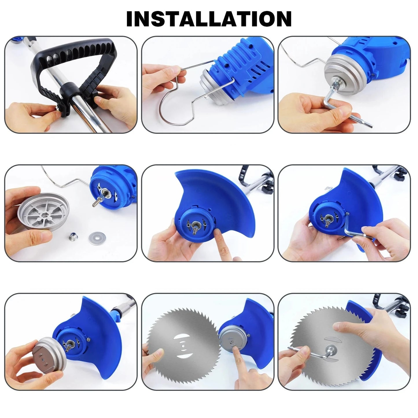Coupe Bordures Sans Fil 21V Gain De Précision Moteur Brushless