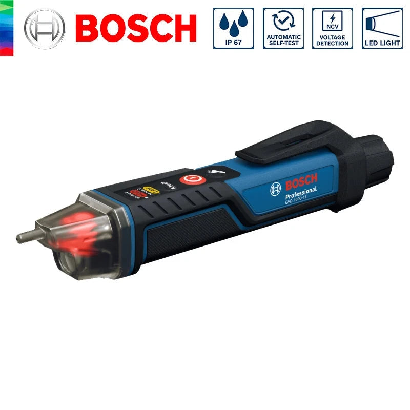 Bosch GVD 1000-17 Testeur De Tension Détection Sûre Sans Contact IP67 Auto-Test GVD 1000-17