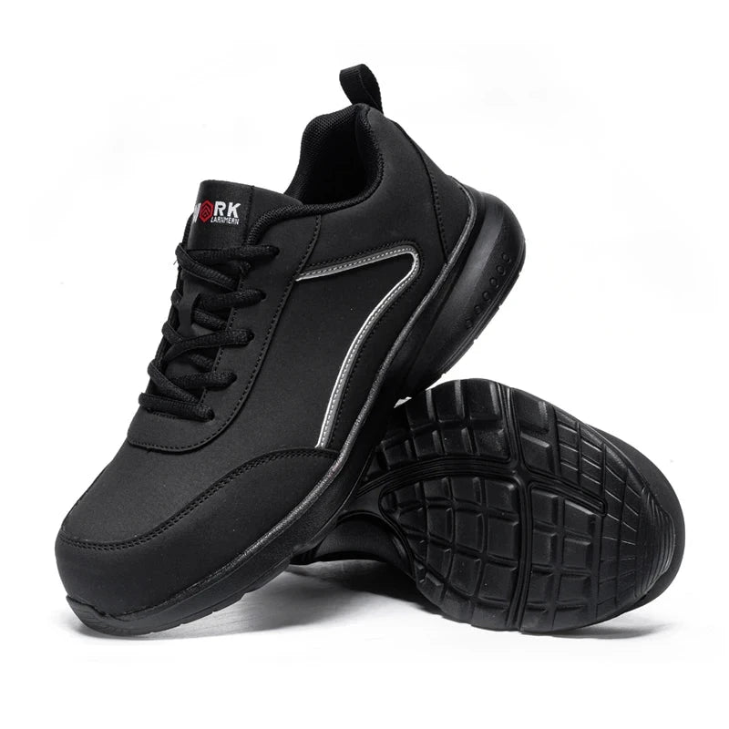 LARNMERN Chaussures De Sécurité Homme Embout Acier Antidérapantes SRC
