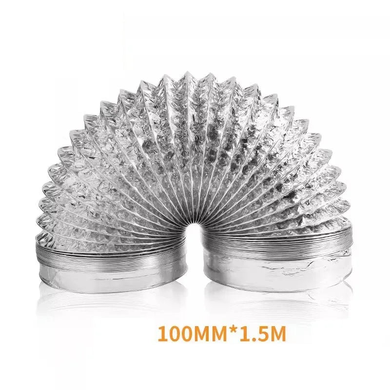 Tuyau de Ventilation en Aluminium Télescopique 80 100 120 150 200 mm