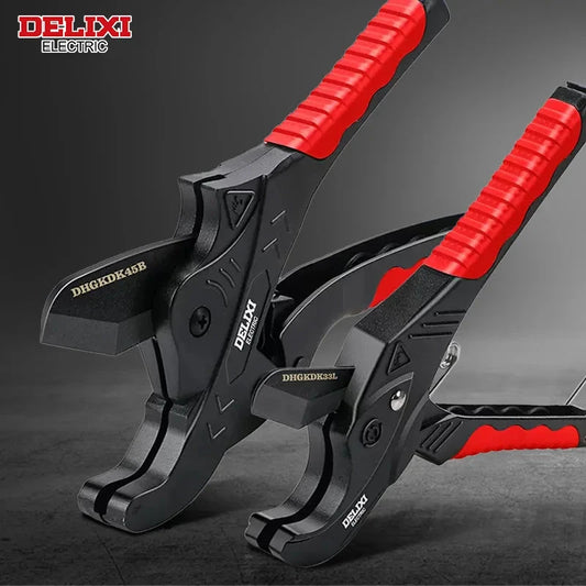 Coupe-Tube Électrique DELIXI SK5 À Cliquet Découpe Nette Rapide PVC PE PP PU
