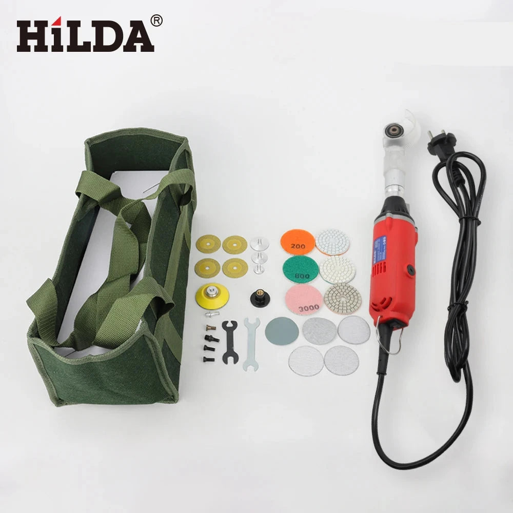HILDA Meuleuse Droite 380W Finition Précise Joints Carrelage 6 Vitesses AB236