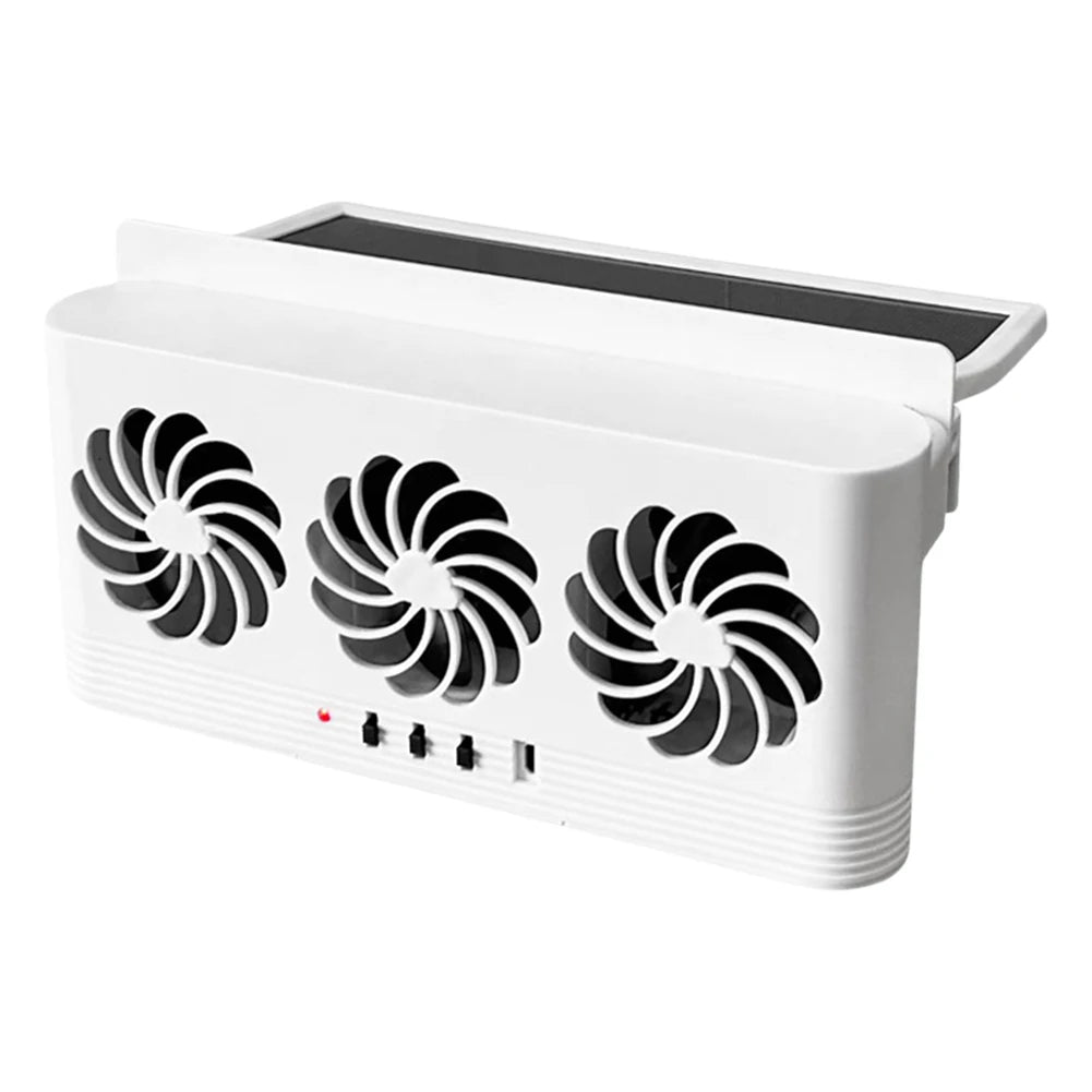 Ventilateur Solaire Pour Voiture Extraction et Ventilation USB
