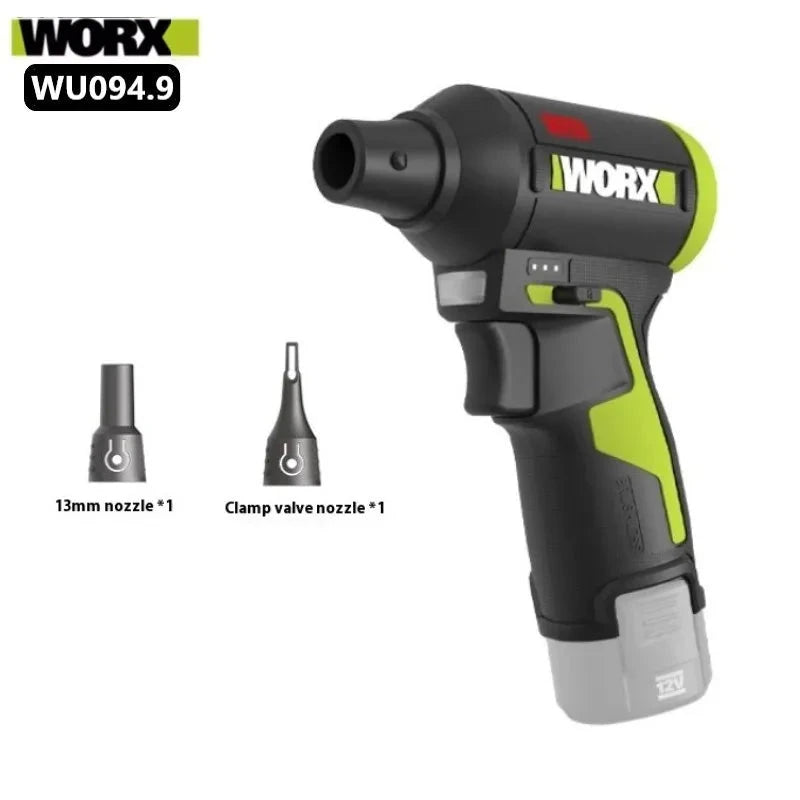 Worx WU094 12V Souffleur Brushless - Nettoyage Rapide - Antistatique ESD WU094 Sans batterie & chargeur