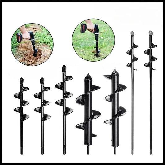 Foret Tarière de Plantation Acier Carbone, Perçage Rapide, Pour Perceuse