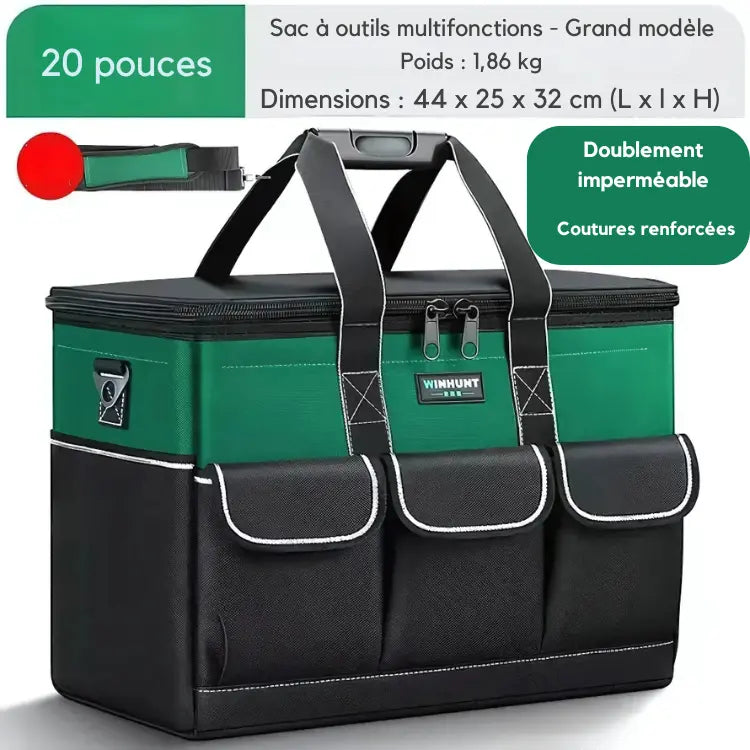 WinHunt - Sac à outils multifonctions avec poignée Type D 20 pouces