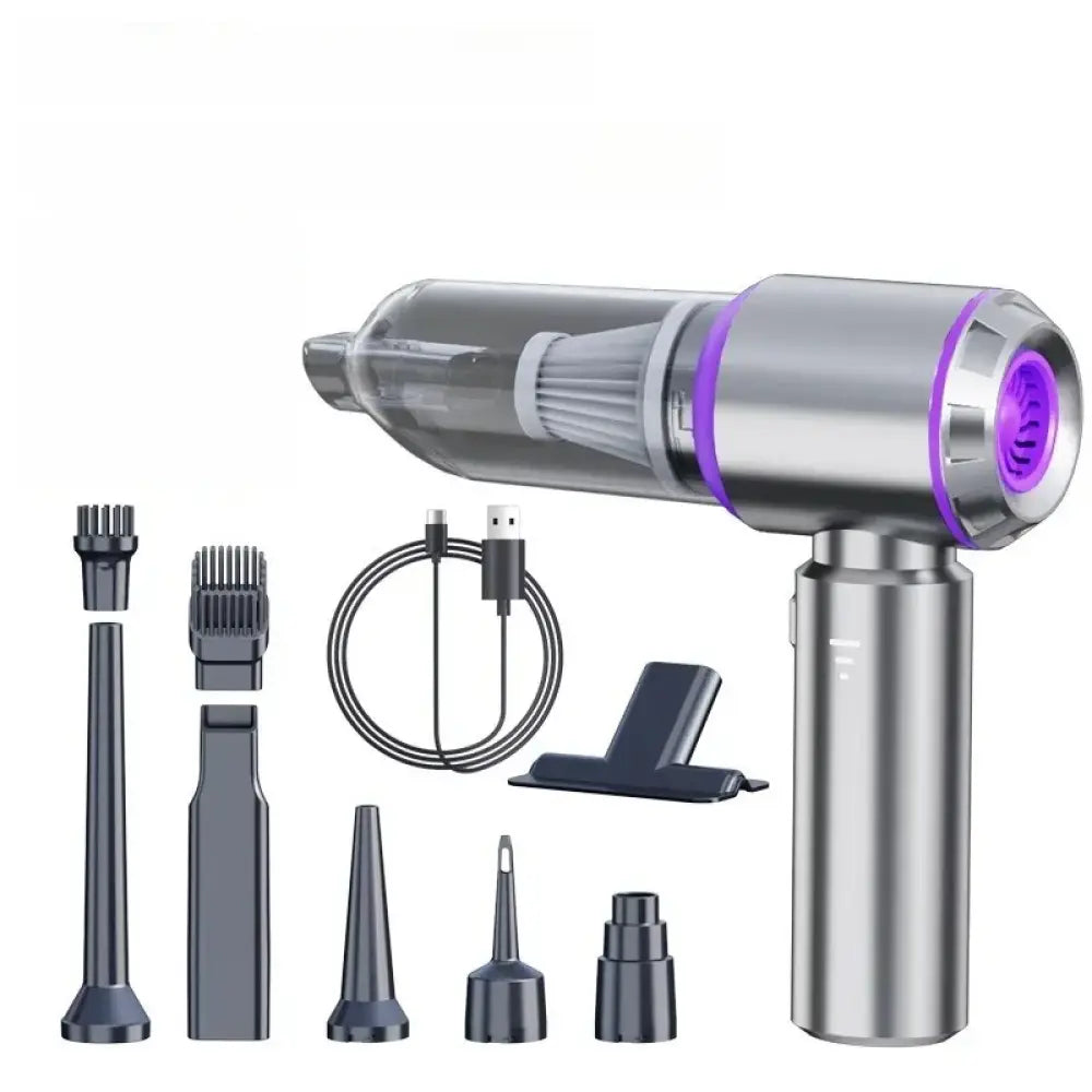 Aspirateur Portatif Sans Fil 30000Pa 4 En 1 Pour Voiture Clavier Violet France