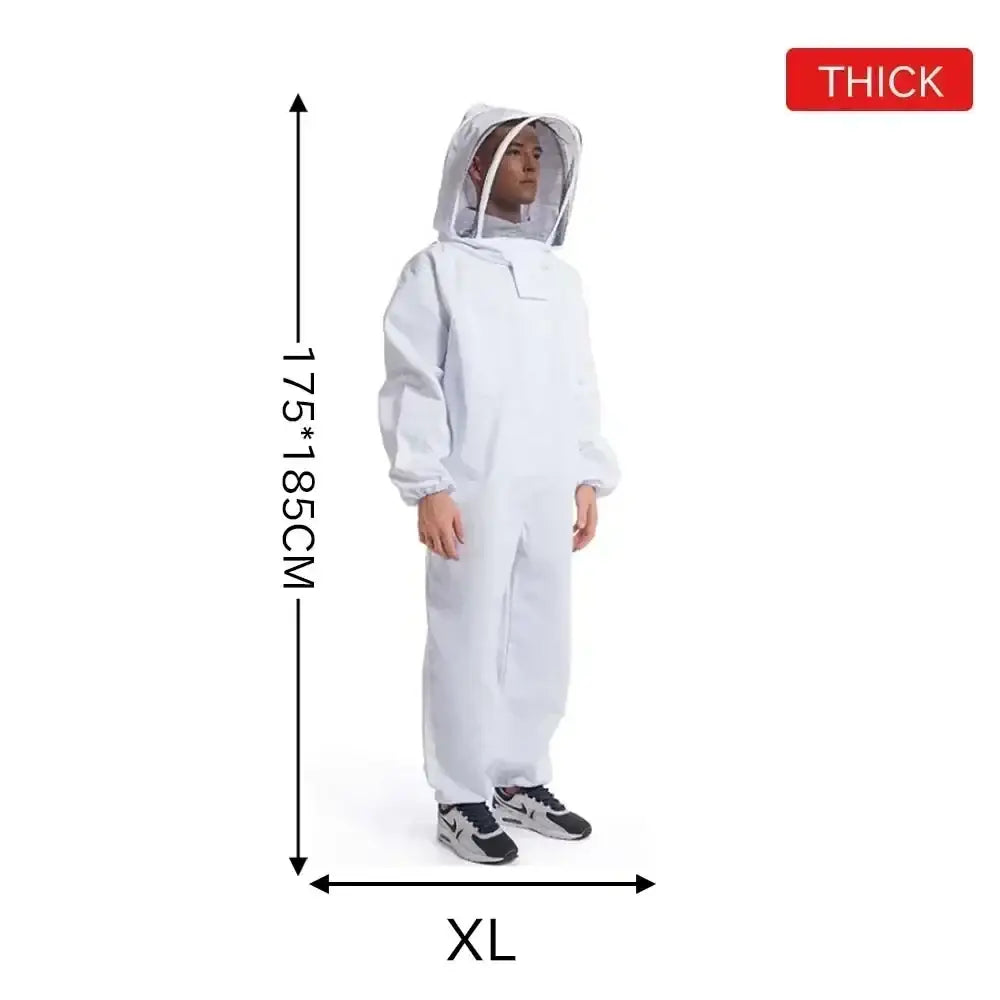 Combinaison Apiculture Coton Anti Piqûres Avec Voile Intégral XL