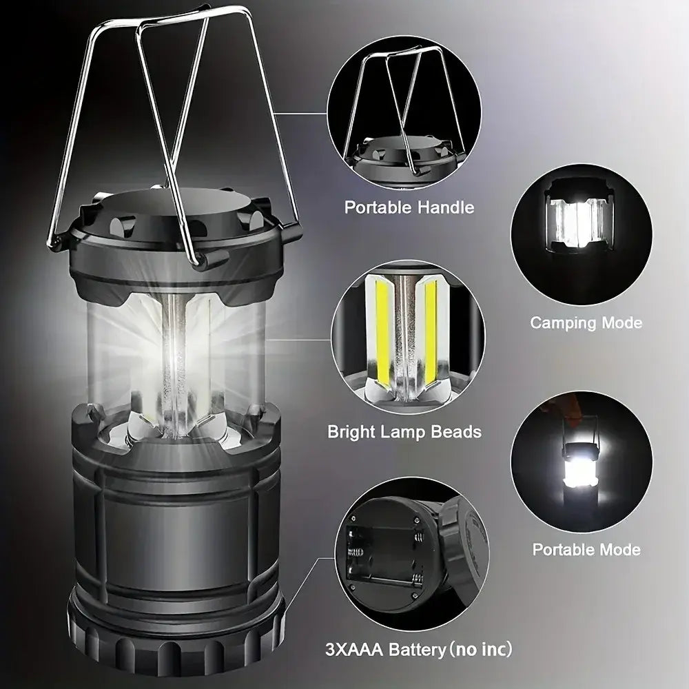 Lanterne de camping LED pliable – éclairage d’urgence - France - Lanternes de camping