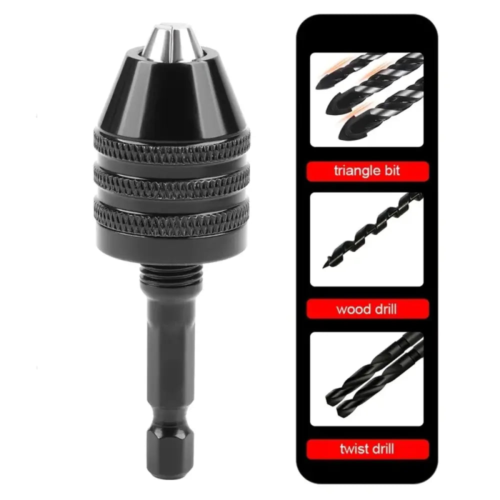 Mini mandrin sans clé 0,3 à 8 mm – hexagonal 1/4 – détail produit 3