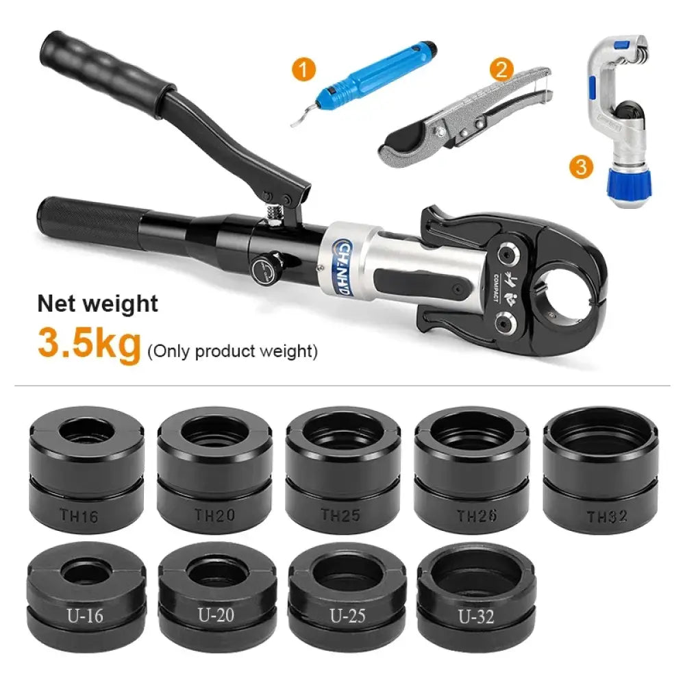 Pince à sertir hydraulique pour tubes cuivre et PEX – TH/U/V/M Profils TH + U Pologne