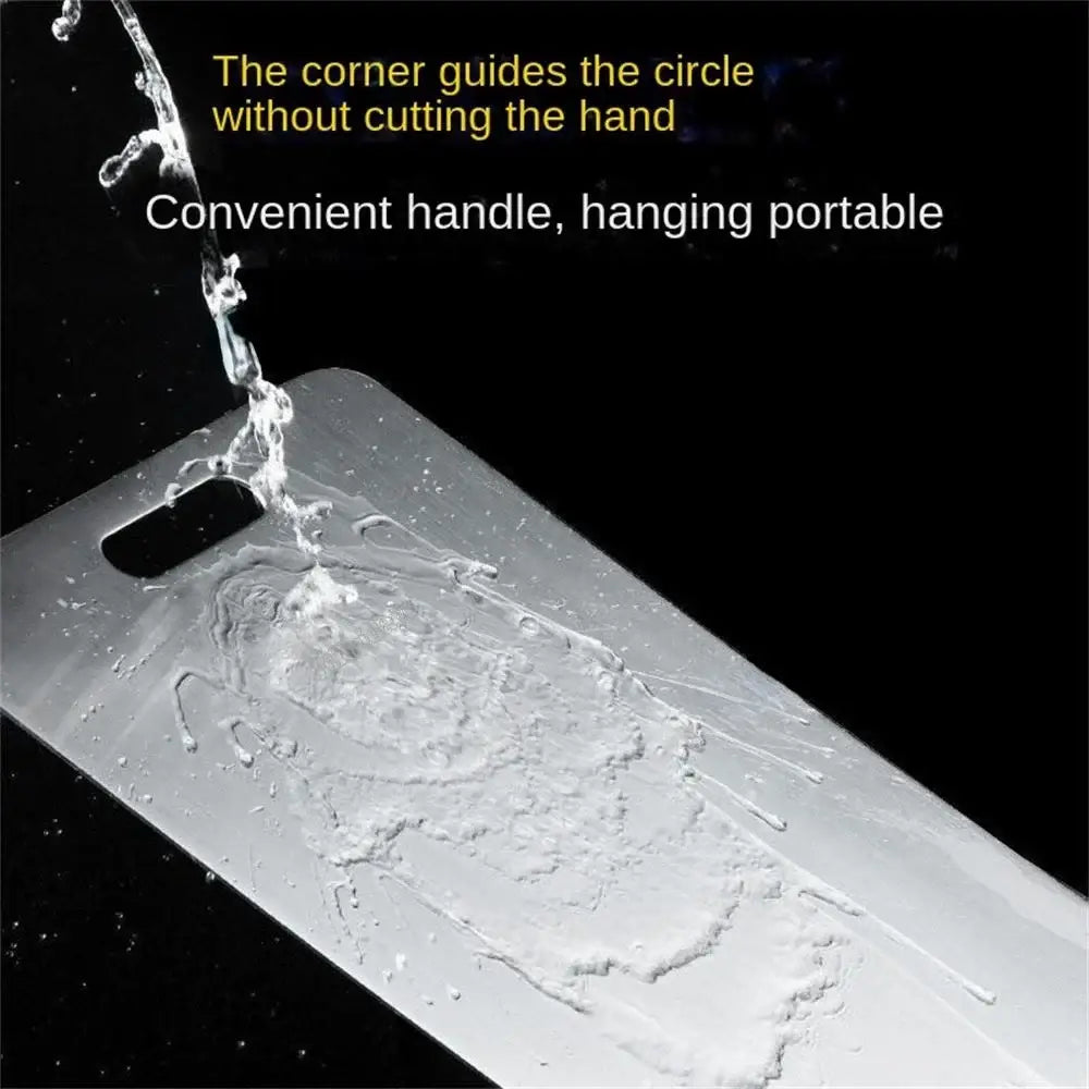 Planche à découper en acier inoxydable 316 – 29 × 20 cm – détail produit 2