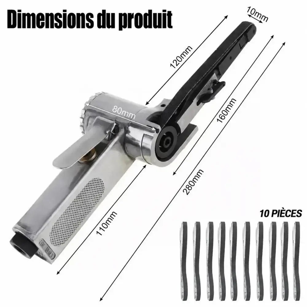 Ponceuse pneumatique – texte en français
