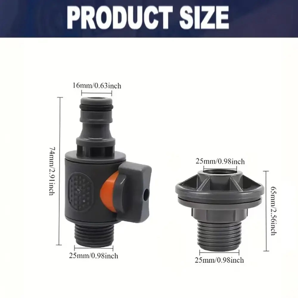 Robinet adaptateur pour cuve IBC et récupérateur d’eau