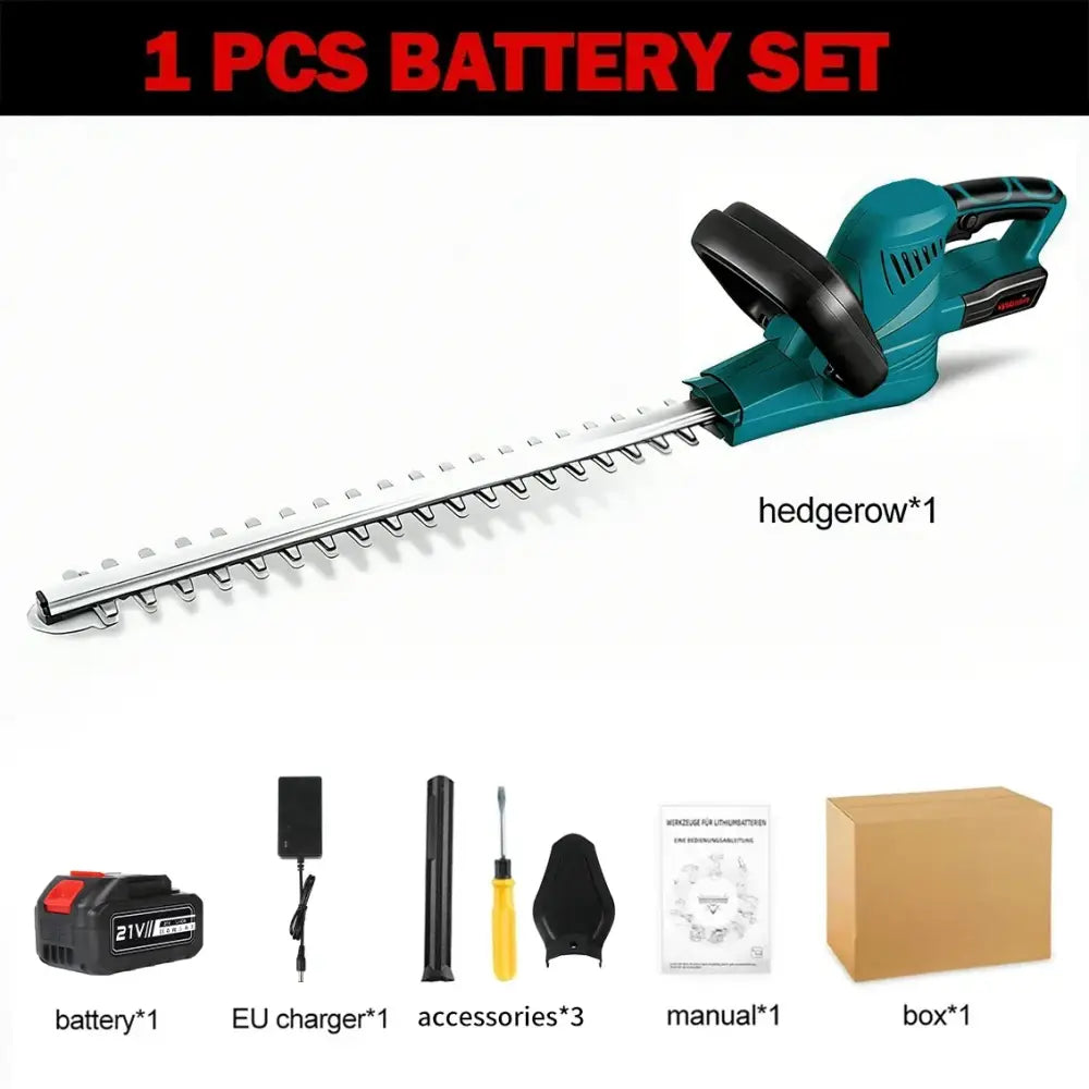Taille-haie sans fil 2000 W, lame 510 mm et batterie — HGTUGO 1 batterie France