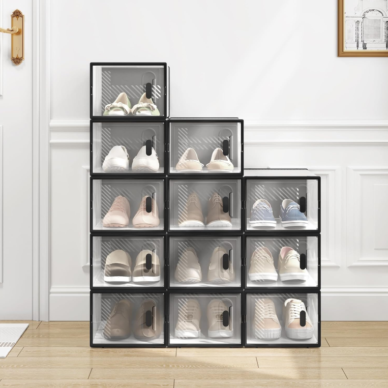 Meuble rangement chaussures ou boites empilables : que choisir ?