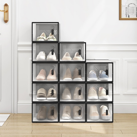 Meuble rangement chaussures ou boites empilables : que choisir ?