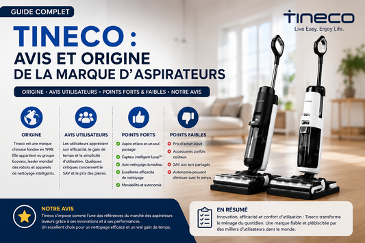 Tineco : avis et origine de la marque d'aspirateurs