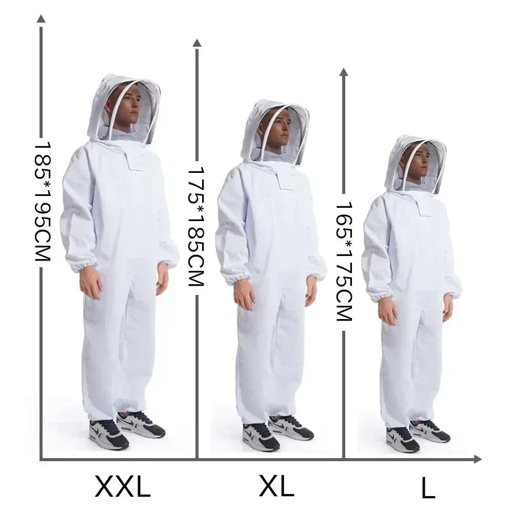 Combinaison d'apiculture en différentes tailles