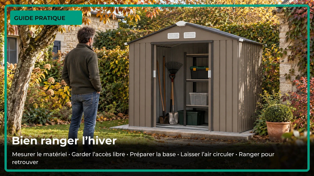 Quel abri de jardin choisir pour ranger ses outils l’hiver ?