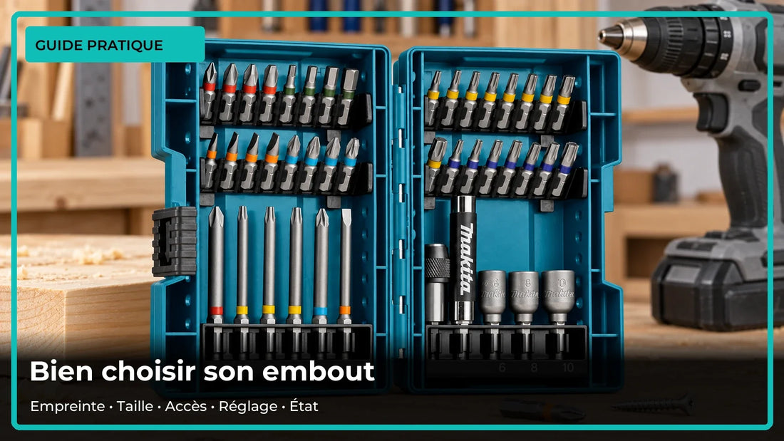 Comment choisir le bon embout de vissage ?
