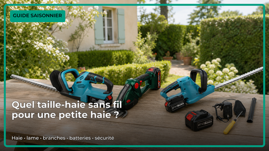 Guide saisonnier pour choisir un taille-haie sans fil pour une petite haie