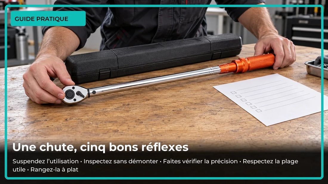 Clé dynamométrique tombée : faut-il la faire contrôler ?