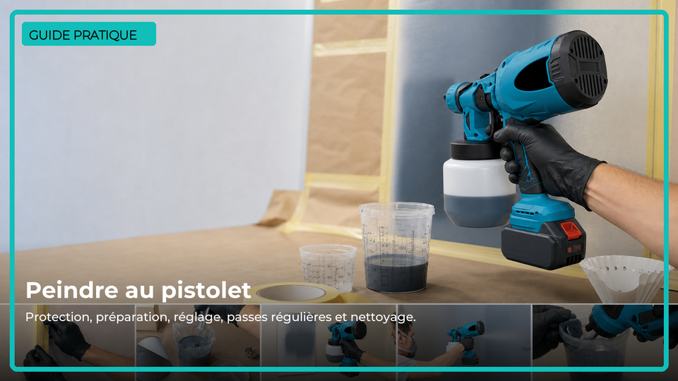 Guide pratique pour peindre au pistolet en cinq étapes