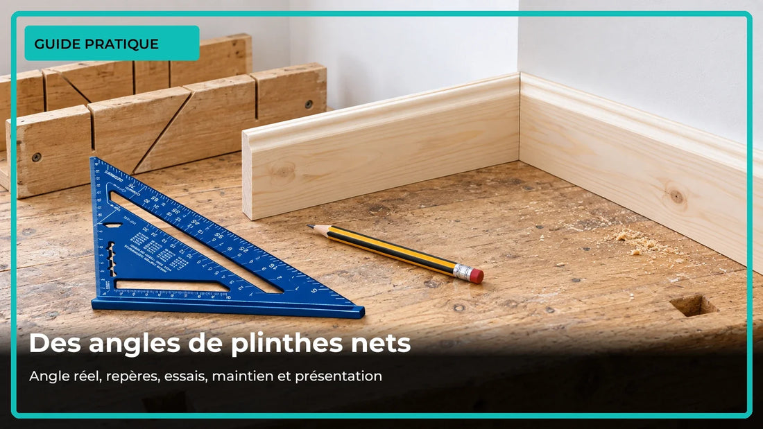 Comment couper des plinthes en bois dans un angle ?