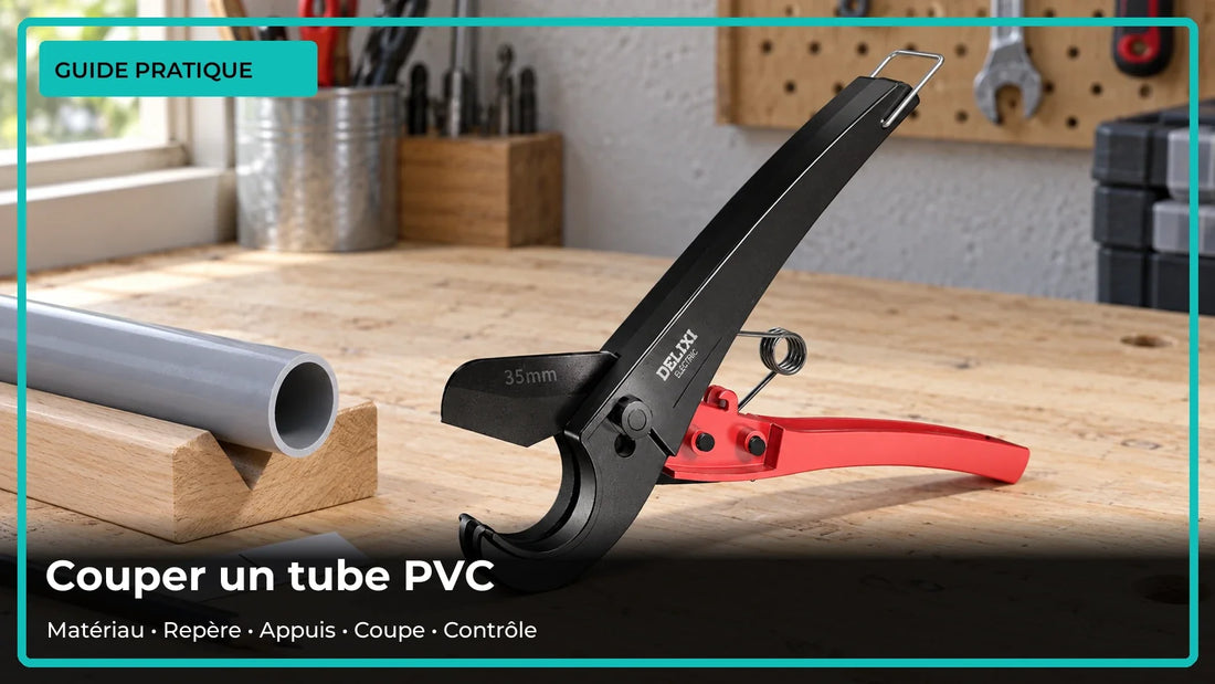 Comment couper un tube PVC bien droit : 5 contrôles