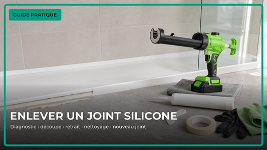 Guide pratique pour enlever et remplacer un joint silicone de salle de bain en cinq étapes