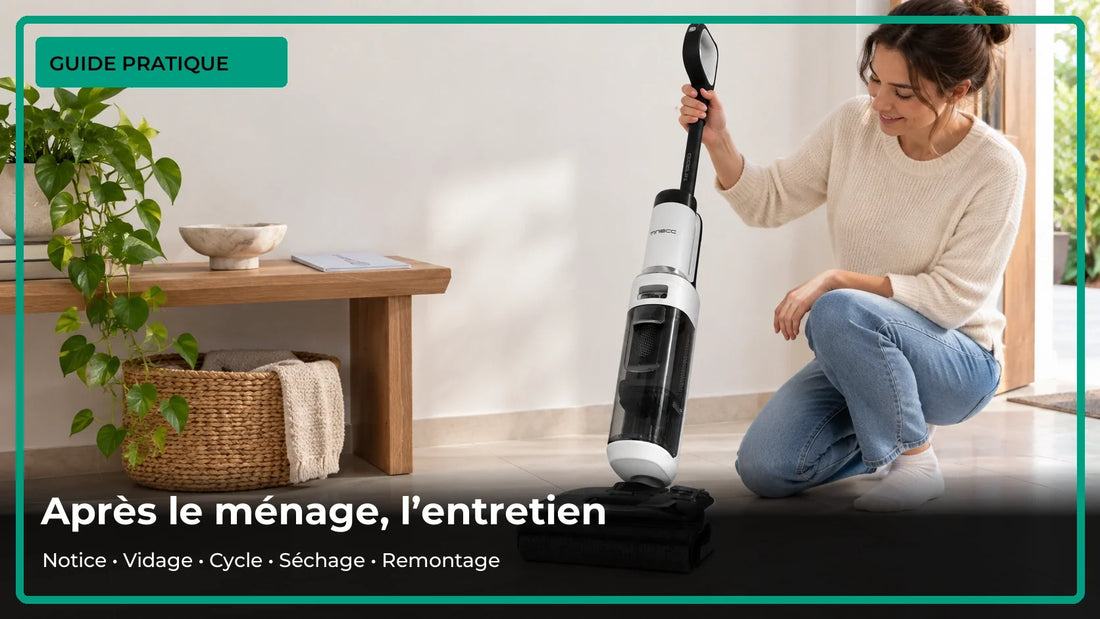 Entretenir un aspirateur laveur Tineco après utilisation