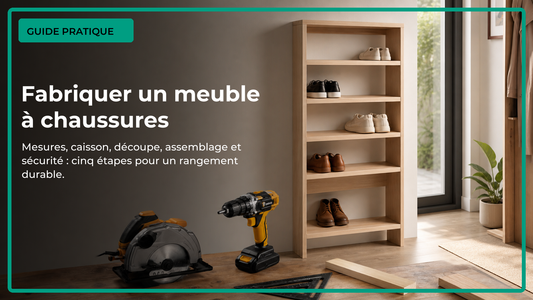 Guide pratique pour fabriquer un meuble à chaussures en cinq étapes