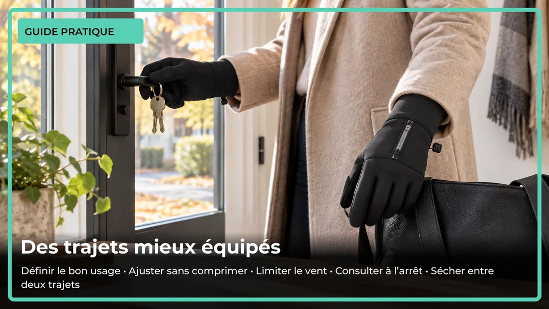 Quels gants tactiles choisir pour les trajets en hiver ?