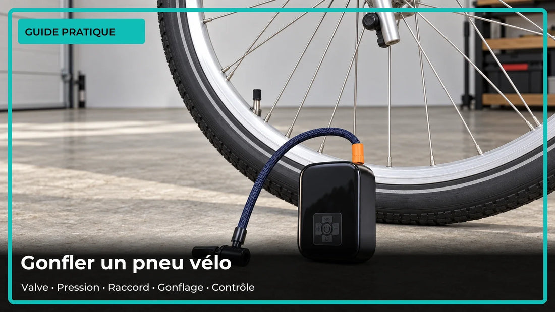 Comment gonfler un pneu de vélo avec une pompe électrique ?