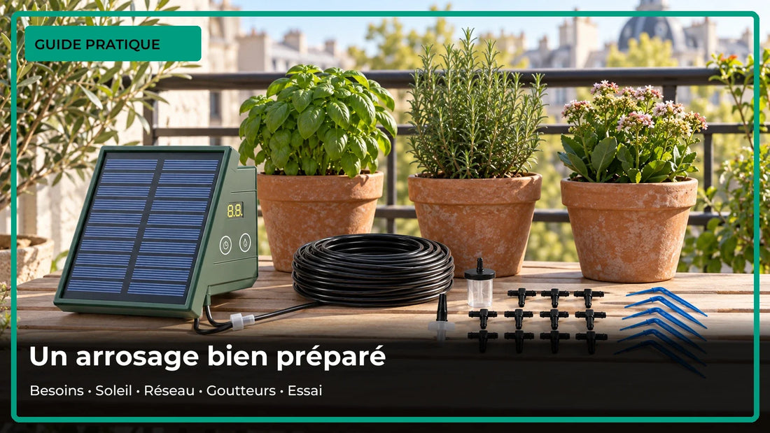 Installer un goutte à goutte pour plantes en pots : 5 étapes