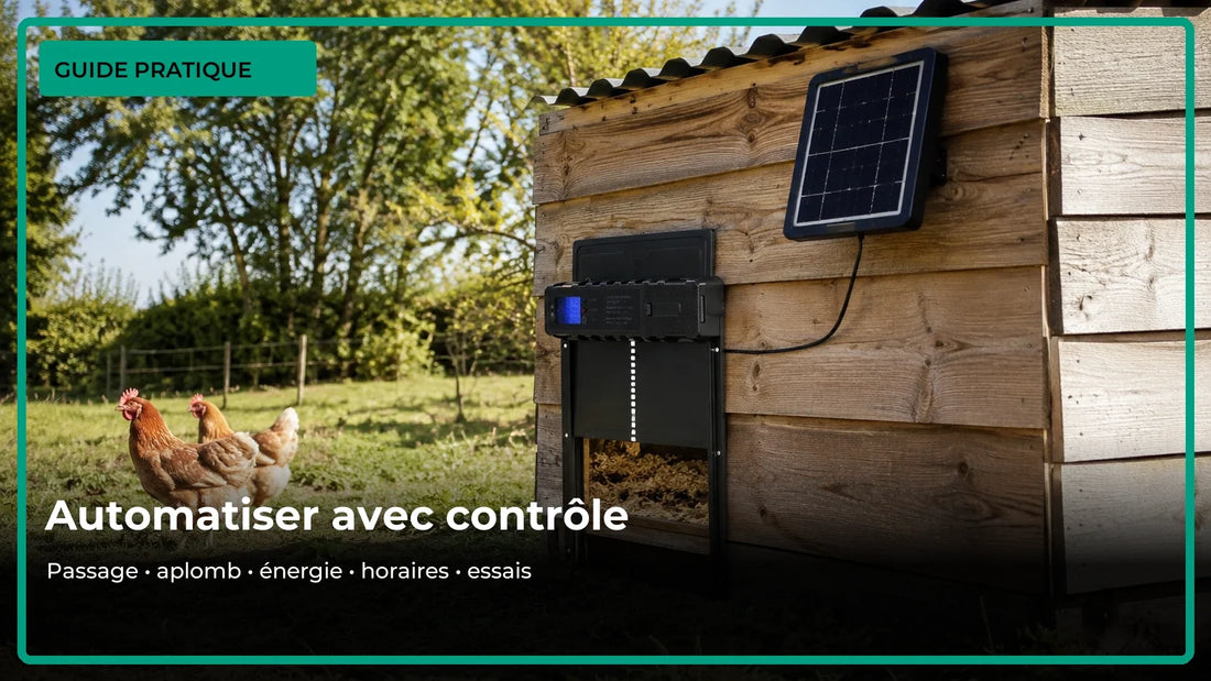Comment installer une porte automatique de poulailler ?